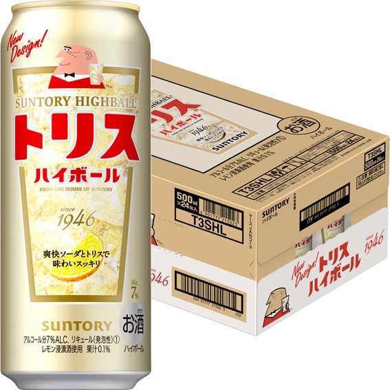 サントリー トリスハイボール 500ｍｌ １ケース 24缶☆