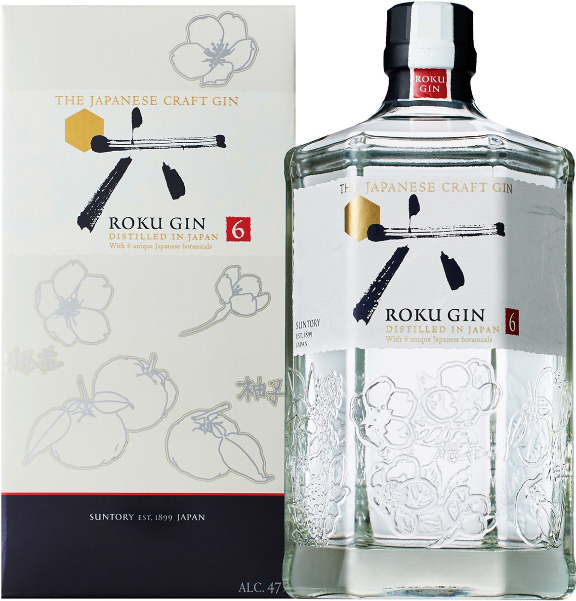 サントリー ジャパニーズクラフトジン ROKU 47° 700ＭＬ【送料無料】 ◇