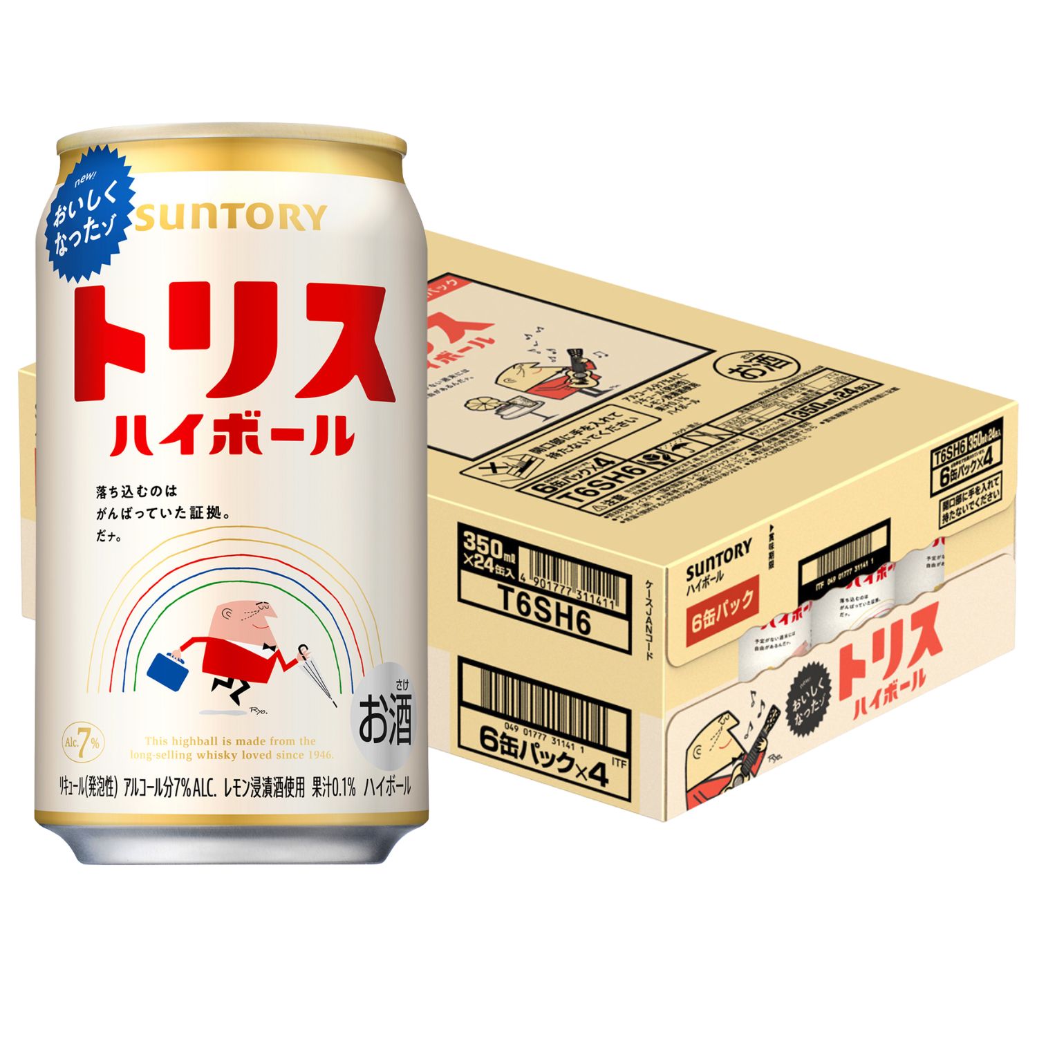 [10/1~]サントリー トリスハイボール 350ｍｌ １ケース 24缶☆
